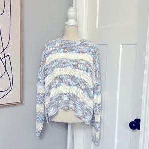 Multicolored Stripe Sweater - Women’s XL